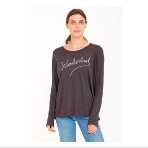 SUNDRY Wanderlust Long Sleeve Tee
